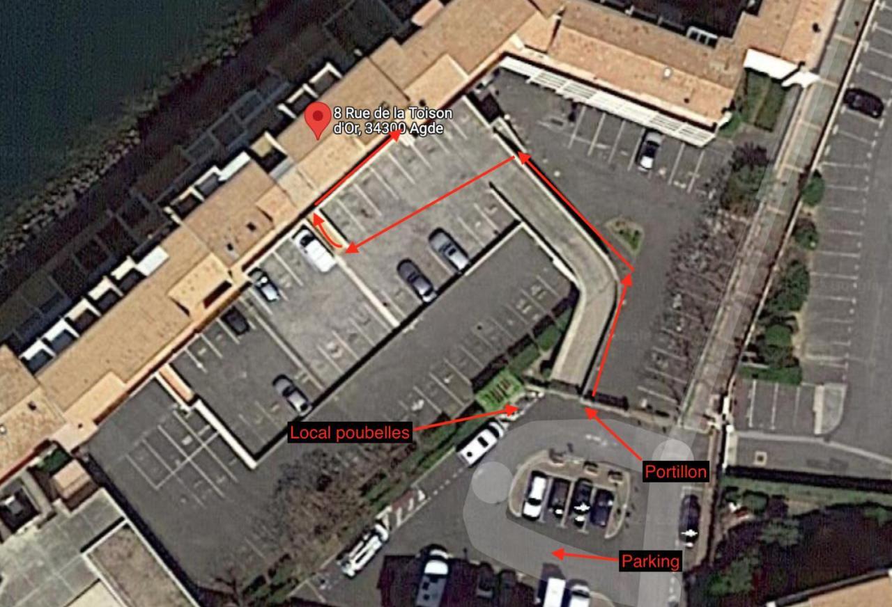 L'Arche De Noe 217, Studio Mezzanine Vue Imprenable Agde Εξωτερικό φωτογραφία