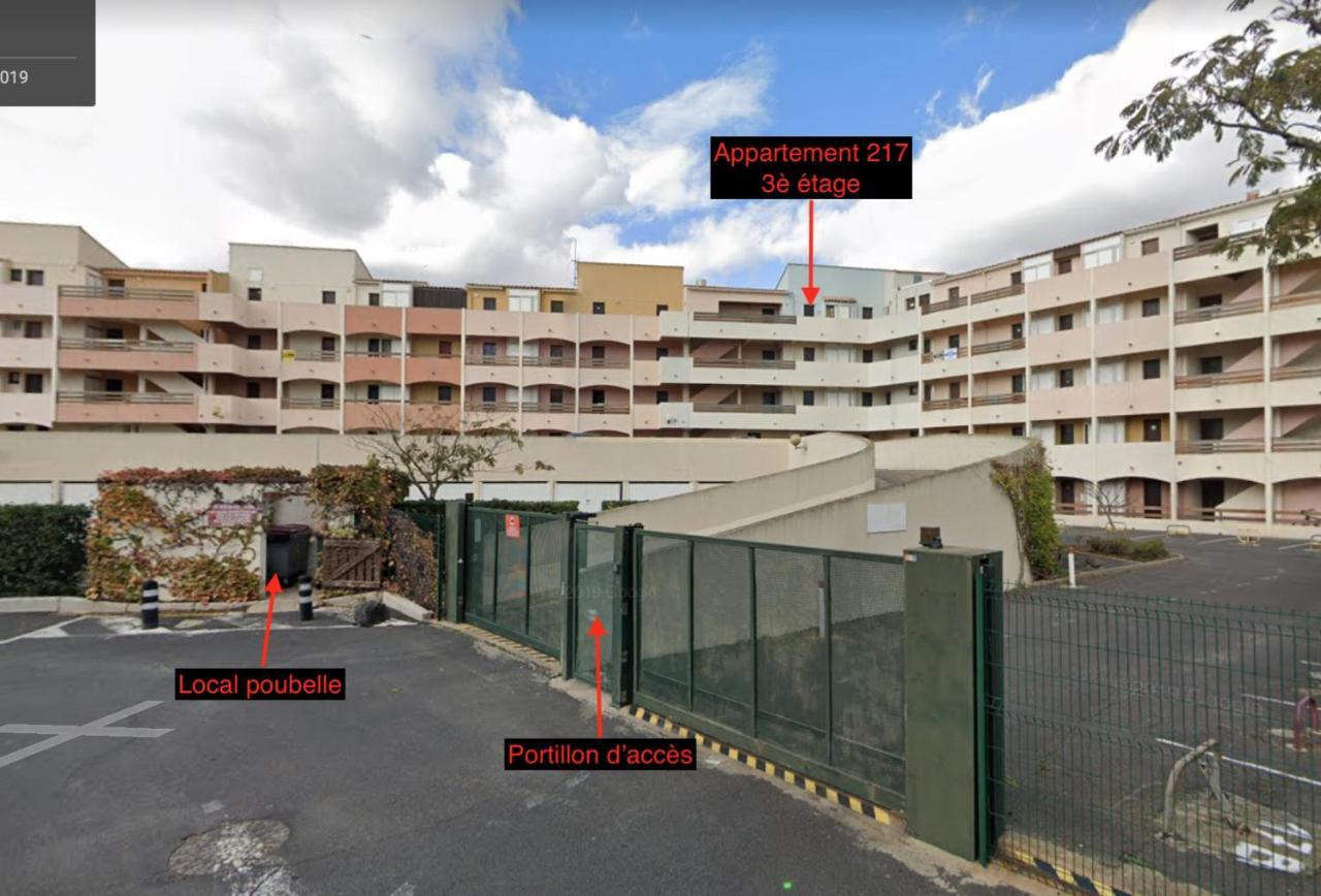 L'Arche De Noe 217, Studio Mezzanine Vue Imprenable Agde Εξωτερικό φωτογραφία